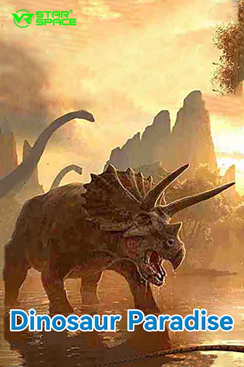 Dinosaur world, Triceratops, prehistoric world