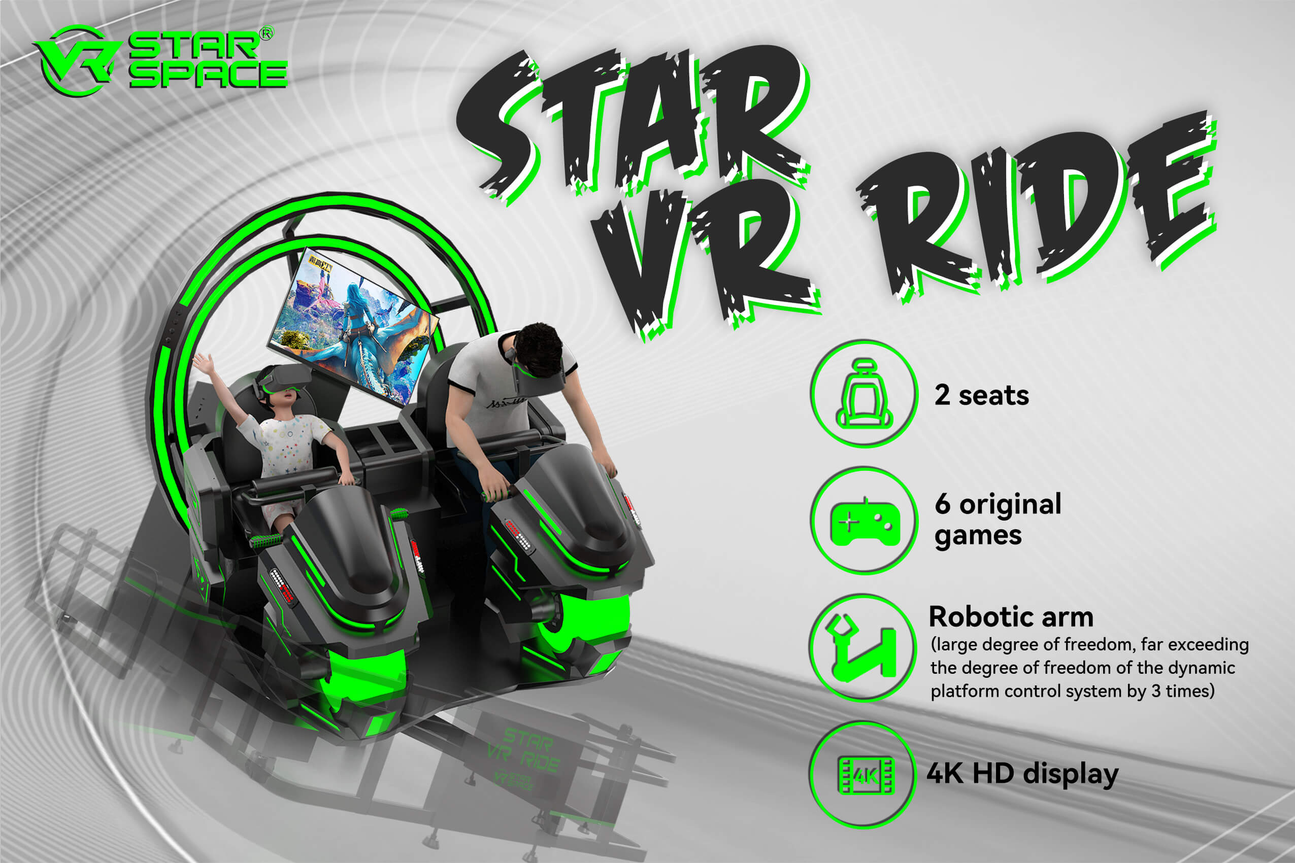 VR Star Space New VR Simulator Global Debut: Star VR Rides！ - VR Star Space