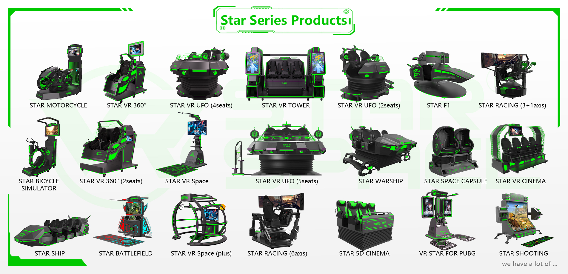 VR Star Space VR Machine/Simulator VR Manufacturer VR Supplier